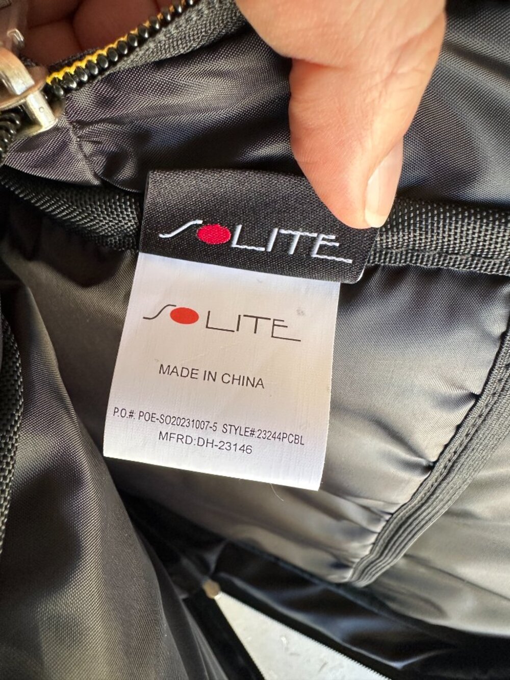 Solite Blue Backpack | NWOT - Picture 6 of 6